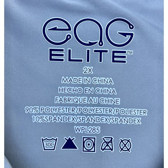 MOSSY OAK Hydro Fishing Shirt Long Sleeve Performance Huk Mens Beige SIZE 2XL‎ - Picture 4 of 7